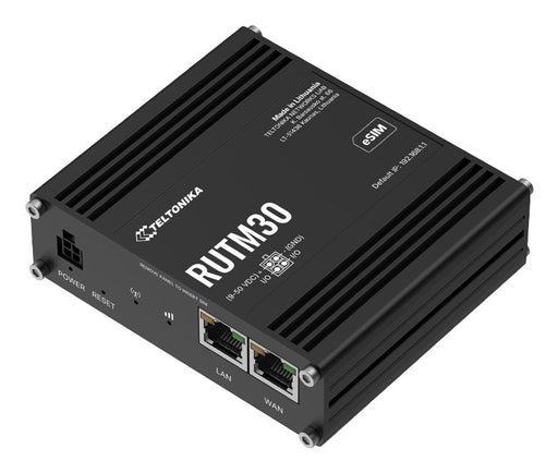 EAN 4779051843640 - Teltonika RUTM30 router inalámbrico Gigabit Ethernet Dual-band (2.4 GHz / 6 GHz) 5G Negro imagen 2