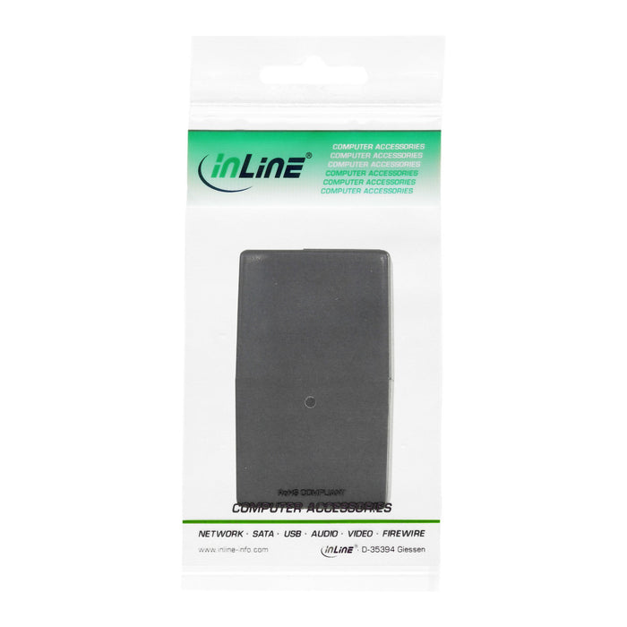 EAN 4043718012985 - InLine 69998 cambiador de género para cable RJ45 female RJ-45 Negro imagen 2