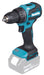 EAN 197050009845 - Makita DDF490Z taladro 1900 RPM Sin llave 1,7 kg Azul, Negro imagen 1