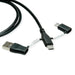 EAN 7630049633018 - ROLINE 11.02.8349 cable USB USB 2.0 1 m USB C USB A/USB C Negro imagen 2