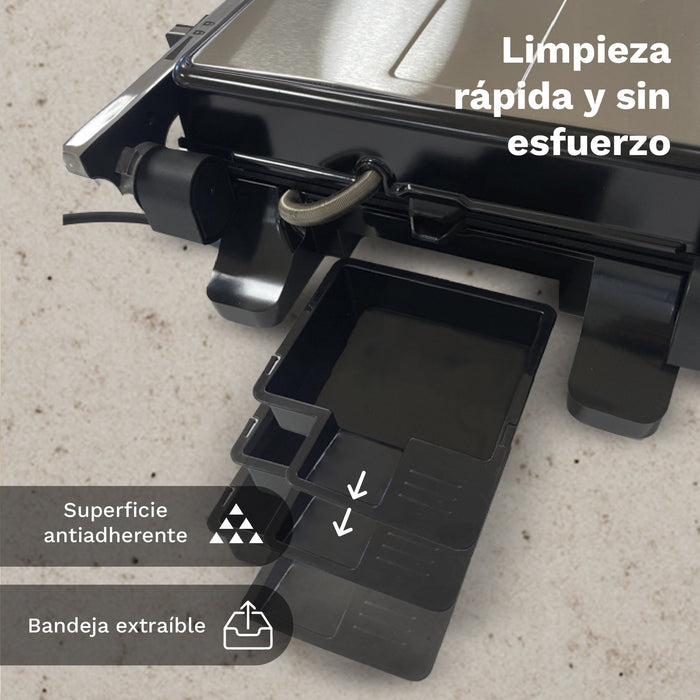 EAN 8426156018829 - Grunkel GRL-EXTREME parrilla eléctrica de contacto imagen 6