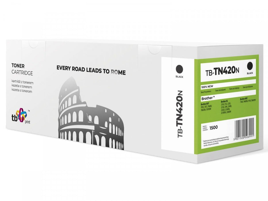 EAN 5901500506991 - TB Print TB-TN420N cartucho de tóner 1 pieza(s) Compatible Negro imagen 1