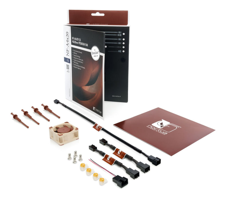 EAN 9010018100112 - Noctua NF-A4x20 FLX Carcasa del ordenador Ventilador 4 cm Beige, Marrón imagen 4