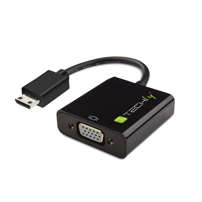 EAN 8057685302921 - Techly IDATA HDMI-VGA4 adaptador de cable de vídeo VGA (D-Sub) HDMI Type C (Mini) Negro imagen 4