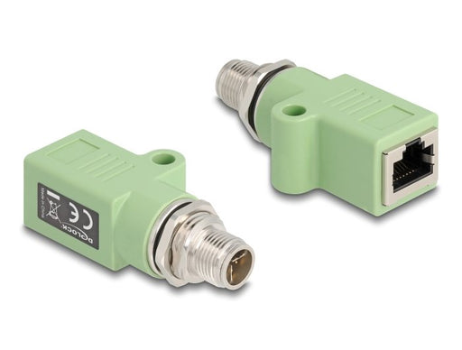 EAN 4043619606818 - DeLOCK 60681 cambiador de género para cable M12 RJ45 Verde imagen 1