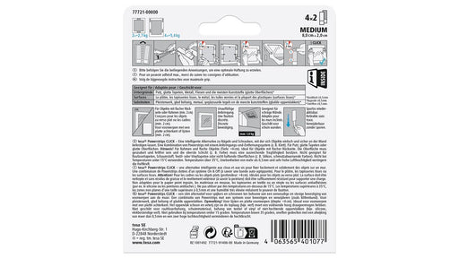 EAN 4063565401077 - TESA Powerstrips CLICK M Almohadilla de fijación imagen 2