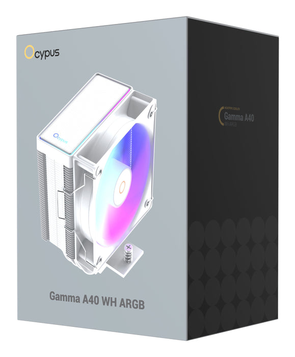EAN 6977414880570 - Ocypus Gamma A40 ARGB Procesador Refrigerador de aire 10 cm Blanco 1 pieza(s) imagen 10