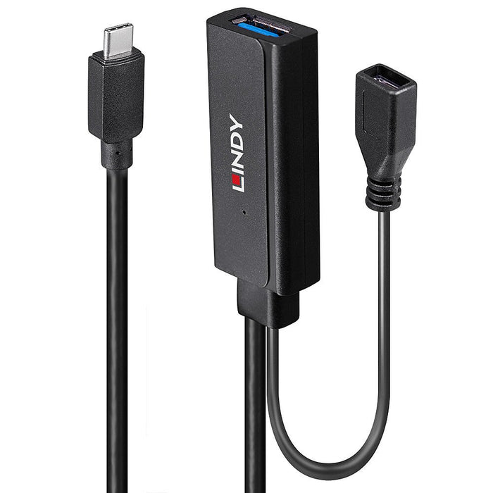 EAN 4002888433525 - Lindy 43352 hub de interfaz USB 3.2 Gen 1 (3.1 Gen 1) Type-C 5000 Mbit/s Negro imagen 1