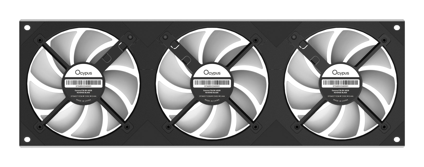 EAN 6977414882284 - Ocypus Gamma F36 ARGB REVERSE BLADE Carcasa del ordenador Ventilador 12 cm Negro 1 pieza(s) imagen 6