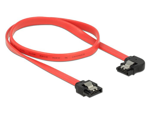 EAN 4043619839643 - DeLOCK 83964 cable de SATA 0,5 m SATA 7-pin Negro, Rojo imagen 2