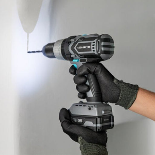 EAN 8435675100083 - Cecotec 70008 taladro 1550 RPM Negro, Azul, Gris imagen 2