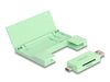 EAN 4043619910151 - DeLOCK 91015 lector de tarjeta USB 3.2 Gen 1 (3.1 Gen 1) Type-A/Type-C Color menta imagen 1