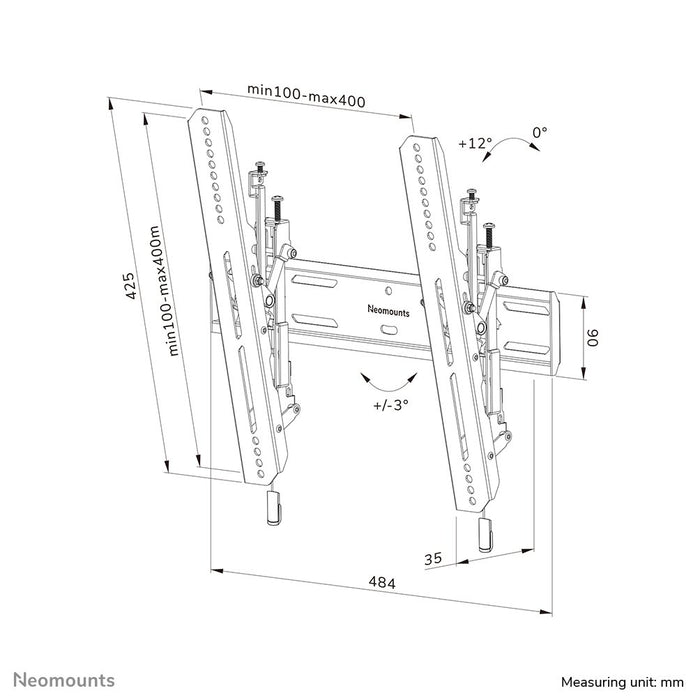 EAN 8717371448820 - Neomounts WL35S-850BL14 soporte para TV 190,5 cm (75") Negro imagen 20