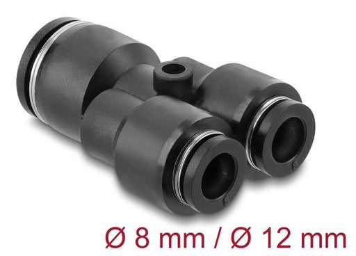 EAN 4043619607532 - DeLOCK 60753 acoplamiento y conector para máquina neumática Negro Metal, Plástico Rosca interior (hembra) imagen 2