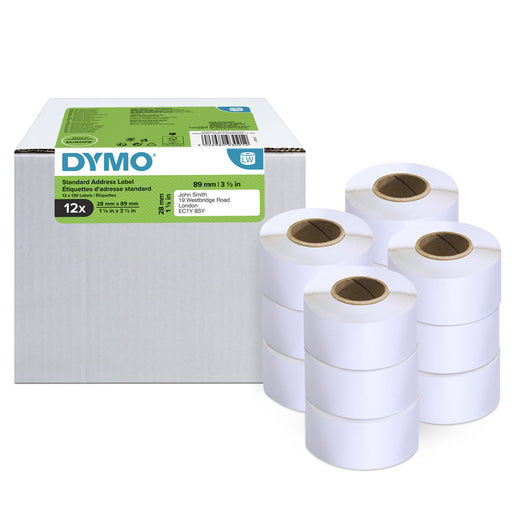EAN 3026980930912 - DYMO LW - Standard Address Labels - 28 x 89 mm - 2093091 Blanco Etiqueta para impresora autoadhesiva imagen 1