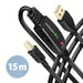 EAN 8595247907219 - Axagon ADR-215B USB 2.0 A-M -> B-M active connecting/repeater cable 15m - Kabel - Digital/Daten cable USB imagen 1