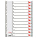 EAN 5902812001068 - Esselte Plastic indexes Separador numérico con pestaña Polipropileno (PP) imagen 1