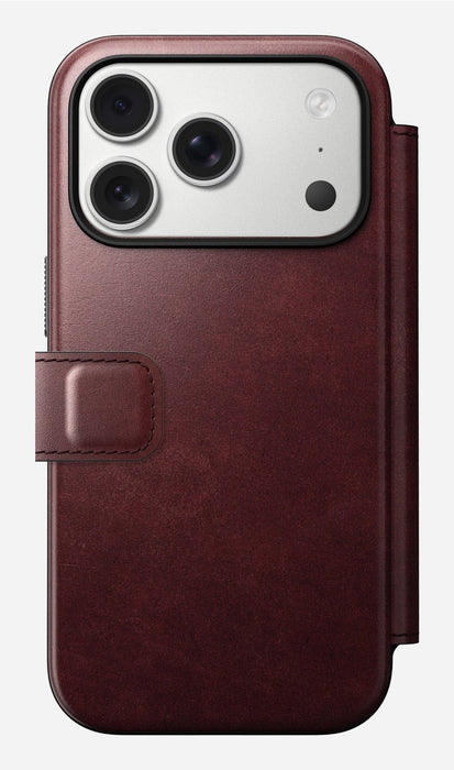 EAN 856504011833 - Nomad Modern Leather Folio funda para teléfono móvil 16 cm (6.3") Borgoña imagen 4