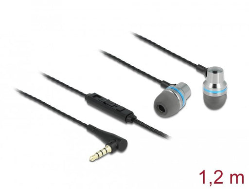 EAN 4043619271832 - DeLOCK 27183 auricular y casco Alámbrico Dentro de oído Llamadas/Música Gris imagen 2