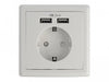 EAN 4043619114719 - DeLOCK 11471 toma de corriente CEE 7/3 + USB Blanco imagen 2