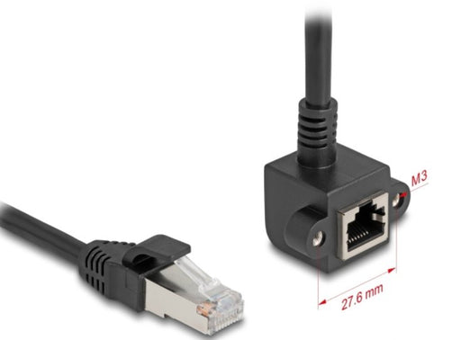 EAN 4043619810413 - DeLOCK 81041 cable de red Negro 0,5 m Cat6 F/UTP (FTP) imagen 2