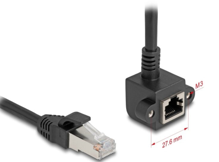 EAN 4043619810413 - DeLOCK 81041 cable de red Negro 0,5 m Cat6 F/UTP (FTP) imagen 2