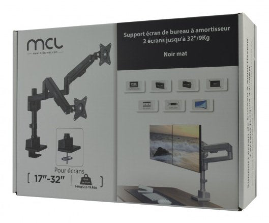 EAN 3700224771515 - MCL MS3A99ASBA2E3209N soporte para monitor 81,3 cm (32") Escritorio Negro imagen 8