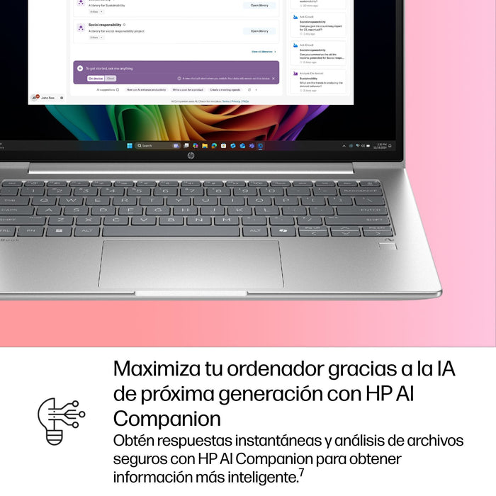 EAN 0199764324740 - HP ProBook 4 G1q Notebook Next Gen AI Wolf Pro Security Edition Copilot+ PC Snapdragon X1-26-100 Portátil imagen 12