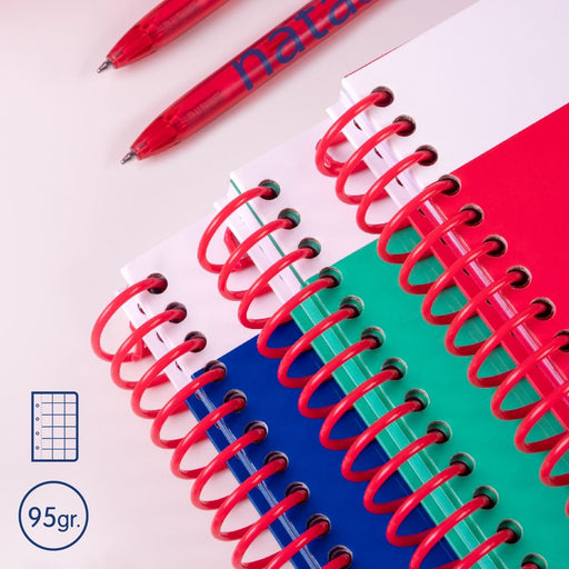 EAN 8411574109860 - Milan 57053E80P cuaderno y block A5 80 hojas Rosa, Blanco imagen 2