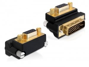 EAN 4043619652617 - DeLOCK 65261 cambiador de género para cable VGA 15 pin DVI 24+5 pin Negro imagen 1