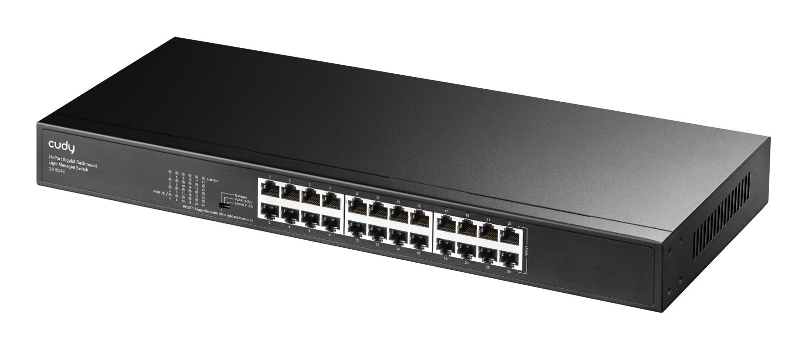 EAN 6971690794040 - Cudy GS1024E switch Gestionado Gigabit Ethernet (10/100/1000) Negro imagen 2