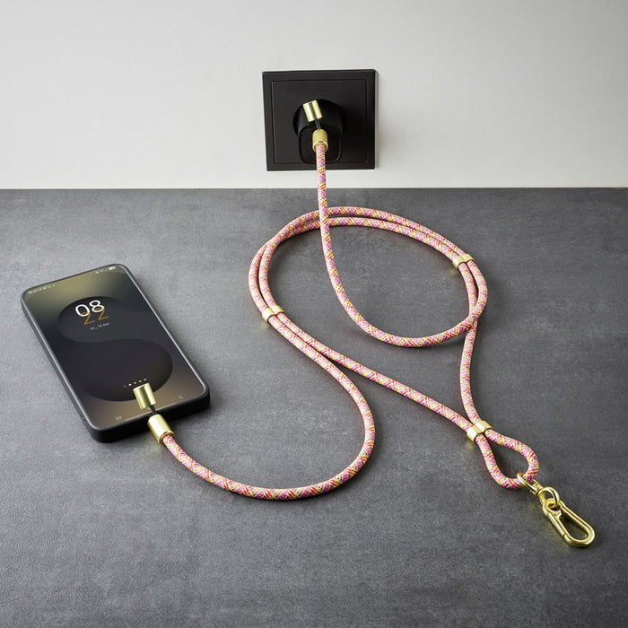 EAN 4034303037223 - Intenso Handykette als Lade- + Datenkabel USB-C bis 1,65m neon mix cable USB USB C Multicolor imagen 8