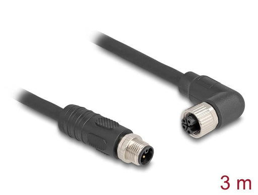 EAN 4043619805266 - DeLOCK 80526 cable para sensor y actuador 3 m RST M12 Negro imagen 2