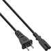 EAN 4043718283958 - InLine 16654T cable de transmisión Negro 1,8 m NEMA 1-15P C7 acoplador imagen 1