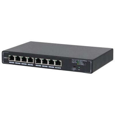 EAN 6923172508232 - Dahua Technology SMG1008 switch No administrado 2.5G Ethernet (100/1000/2500) Negro imagen 2