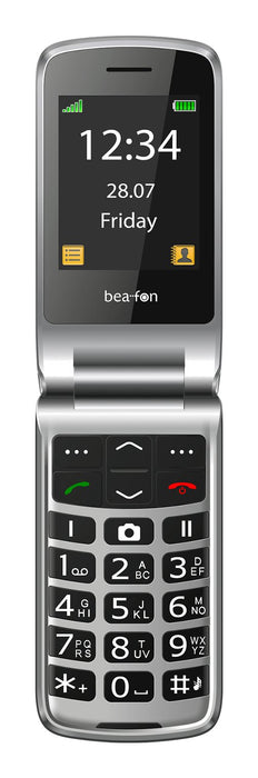 EAN 9120124824151 - Beafon SL645plus 7,11 cm (2.8") 120 g Negro, Plata Teléfono con cámara imagen 2