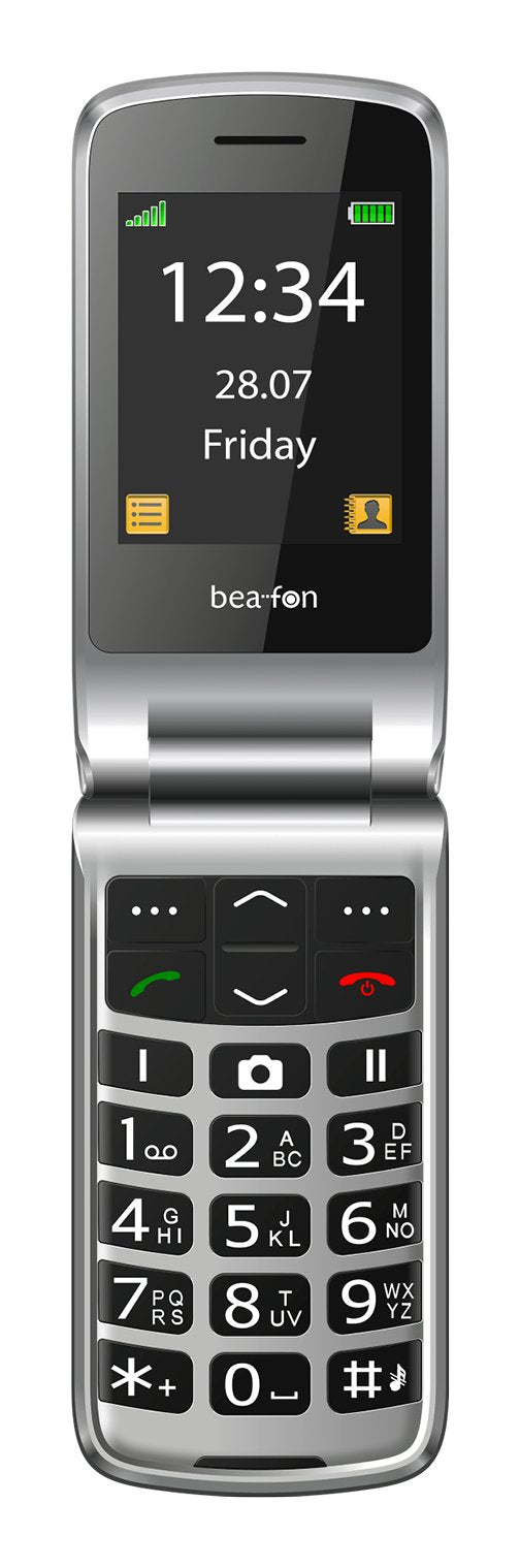 EAN 9120124824151 - Beafon SL645plus 7,11 cm (2.8") 120 g Negro, Plata Teléfono con cámara imagen 2