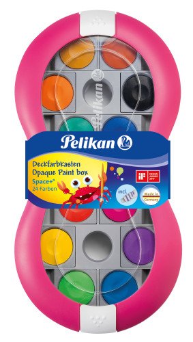 EAN 4012700700018 - Pelikan Deckfarbkasten Space+ 24 pintura a base de agua Negro, Azul, Marrón, Verde, Magenta, Naranja, Ros imagen 1
