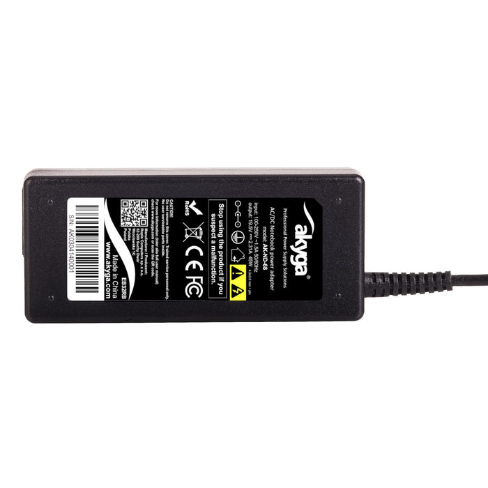EAN 5901720135803 - Akyga AK-ND-68 adaptador e inversor de corriente Interior 45 W Negro imagen 6
