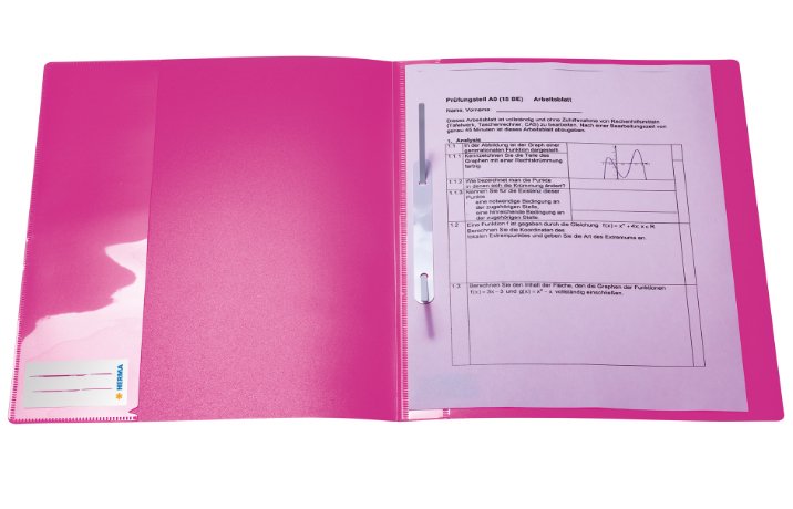 EAN 4008705945233 - HERMA 19638 carpeta Polipropileno (PP) Rosa A4 imagen 4