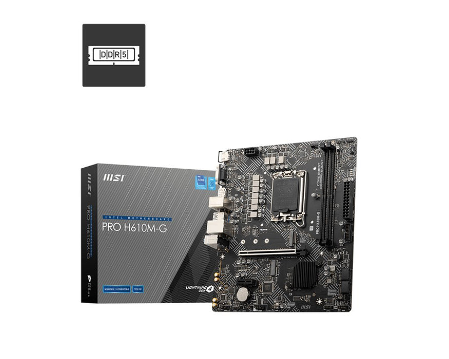EAN 4719072942663 - MSI PRO H610M-G placa base Intel H610 LGA 1700 micro ATX imagen 1