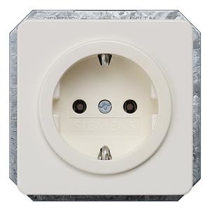 EAN 4001869051154 - Siemens 5UB1403 toma de corriente Tipo F Blanco imagen 1