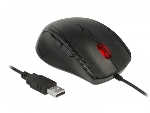 EAN 4043619125487 - DeLOCK 12548 ratón Oficina Izquierda USB tipo A Óptico 2400 DPI imagen 1