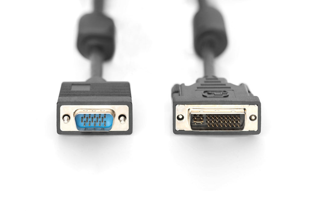 EAN 4016032298526 - Digitus AK-320300-020-S adaptador de cable de vídeo 2 m DVI-I VGA (D-Sub) Negro imagen 2