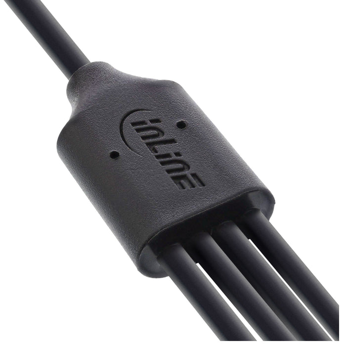 EAN 4043718318940 - InLine 35142 cable USB USB 2.0 2 m USB A 4 x USB-C Negro imagen 2