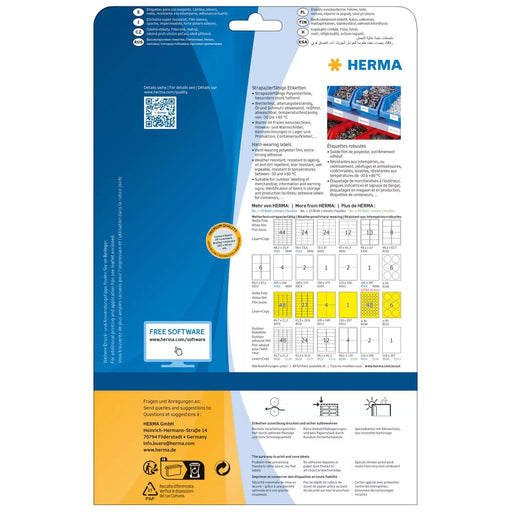 EAN 4008705080293 - HERMA 8029 etiqueta de impresora Amarillo Etiqueta para impresora autoadhesiva imagen 2