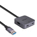 EAN 4002888433884 - Lindy 43388 hub de interfaz USB 3.2 Gen 1 (3.1 Gen 1) Type-A 5000 Mbit/s Negro, Gris imagen 1
