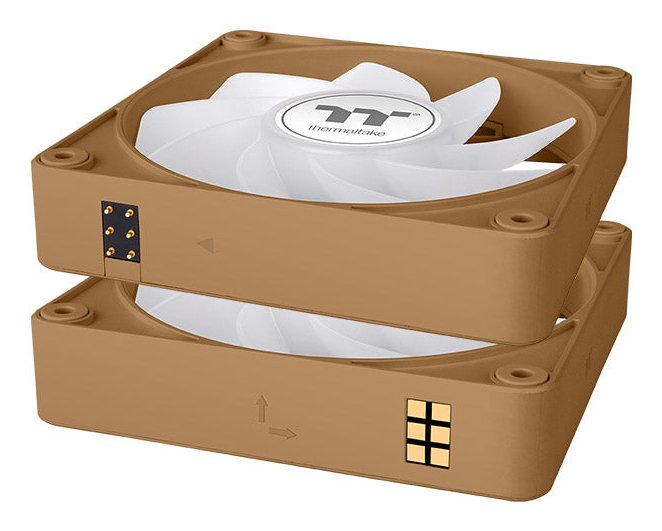 EAN 4711475649941 - Thermaltake CT120 EX Reverse ARGB Sync PC Carcasa del ordenador Ventilador 12 cm Marrón, Arena 3 pieza(s) imagen 4