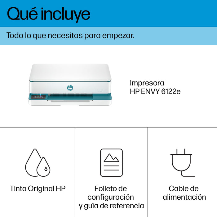 EAN 0197498438993 - HP ENVY 6122e All-in-One Printer Inyección de tinta térmica A4 4800 x 1200 DPI 10 ppm Wifi imagen 3