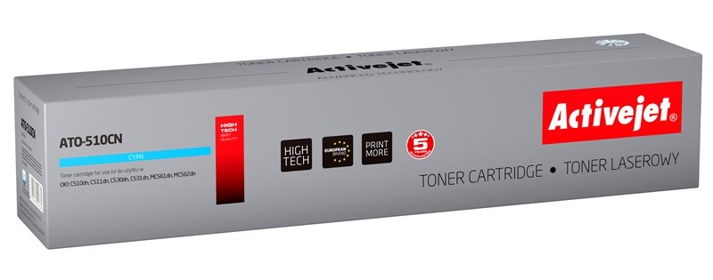 EAN 5901443094364 - Activejet ATO-510CN cartucho de tóner 1 pieza(s) Compatible Cian imagen 1